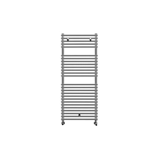 Grenada Round Ladder Radiator (500x1190mm) - Chrome Radiator