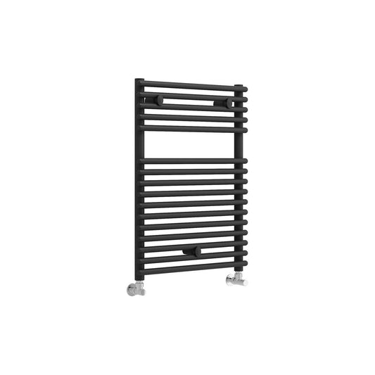 Grenada Round Ladder Radiator (500x730mm) - Black Radiator