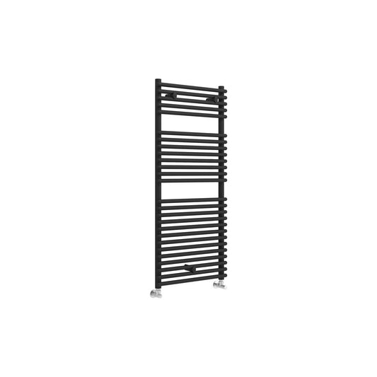 Grenada Round Ladder Radiator (500x1190mm) - Black Radiator