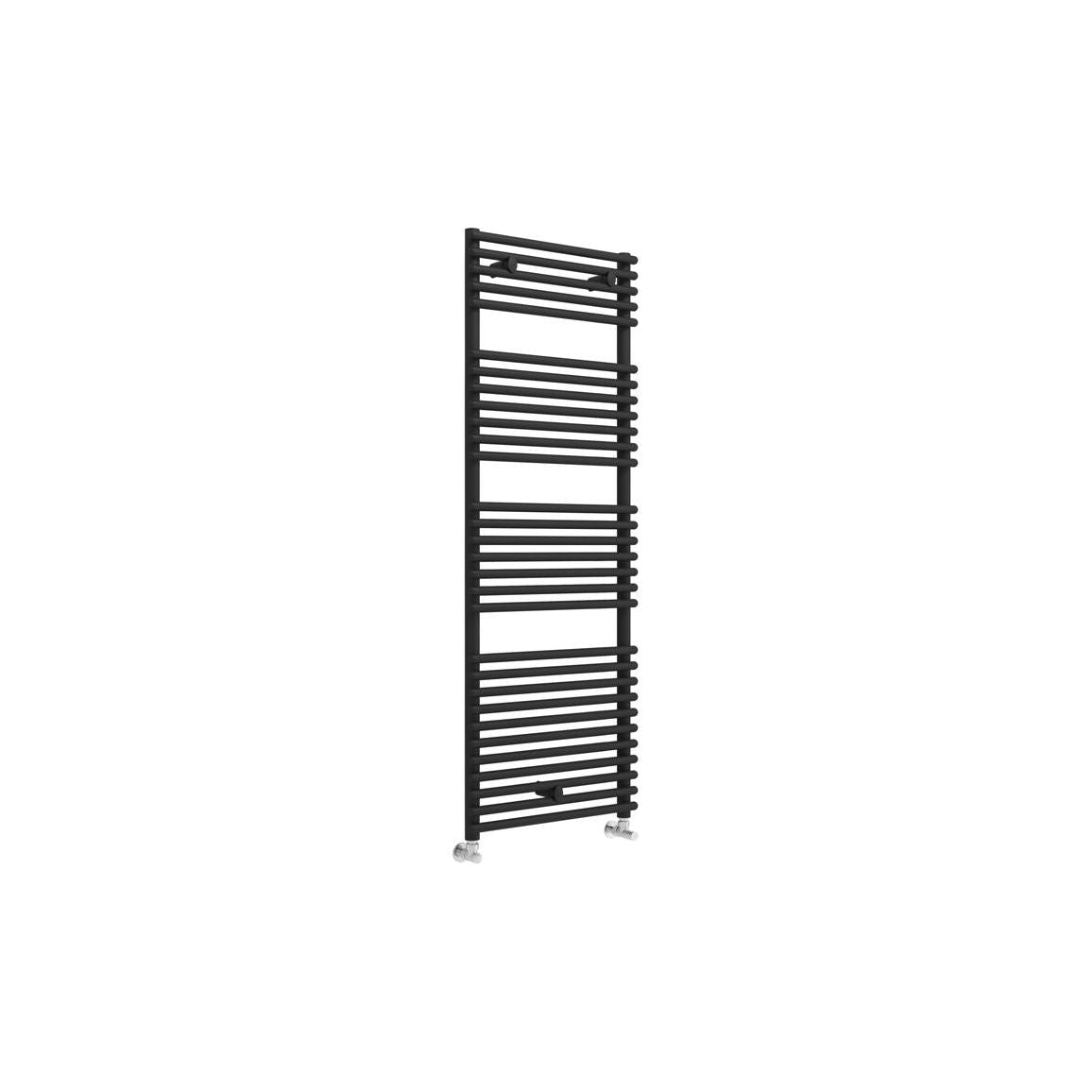 Grenada Round Ladder Radiator (500x1450mm) - Black Radiator