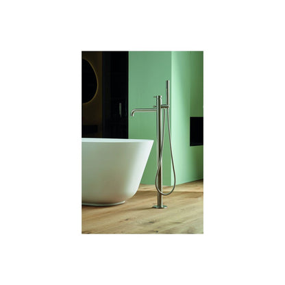 Vema Tiber Floor Standing Bath/Shower Mixer - St/Steel