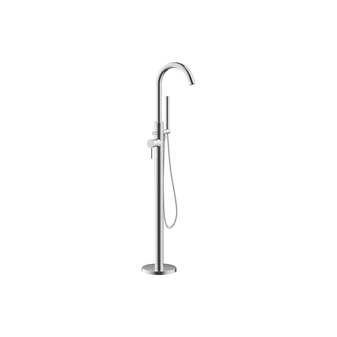 Mitigeur bain/douche sur pied Massey - Chrome