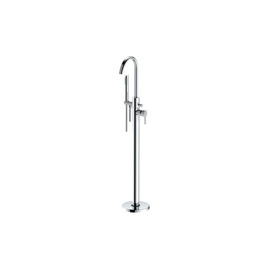 Avery Floor Standing Bath/Shower Mixer - Chrome