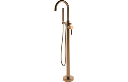 Berkley Floor Standing Bath/Shower Mixer - Brushed Bronze