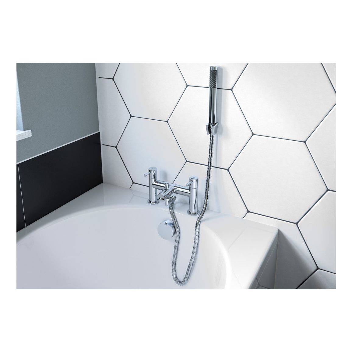 Mitigeur bain/douche Massey - Chrome