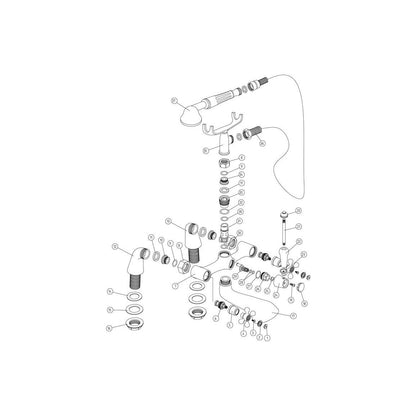 Hawley Bath/Shower Mixer - Chrome