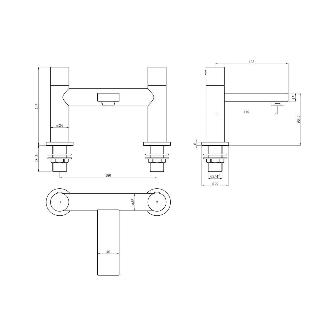 Remplisseur de bain Epe - Chrome