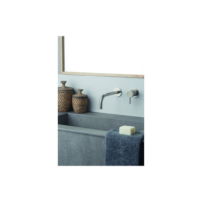 Vema Tiber Wall Mounted Basin Mixer - St/Steel