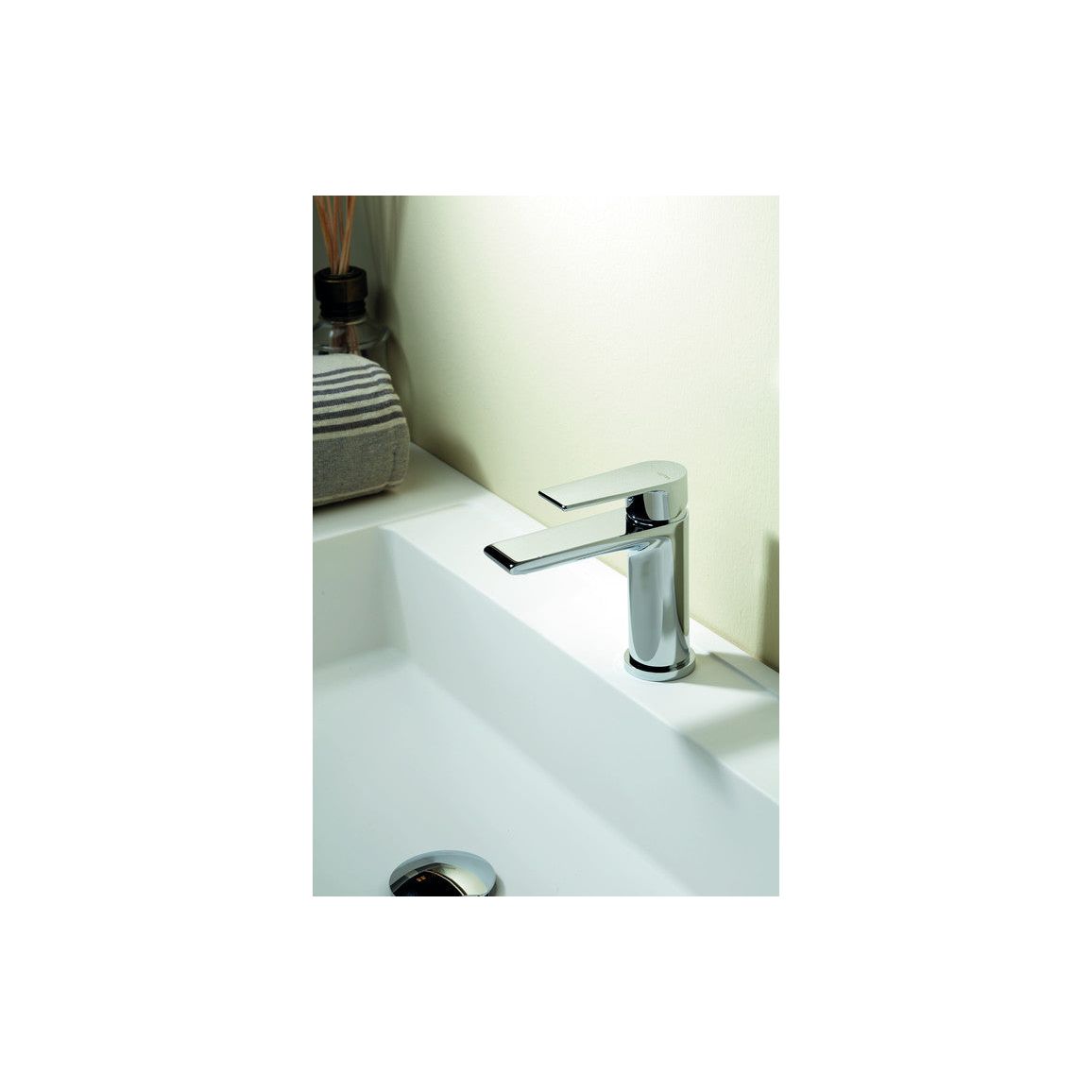 Vema Timea Mezclador de bañera/ducha de cubierta con 3 orificios - Cromo