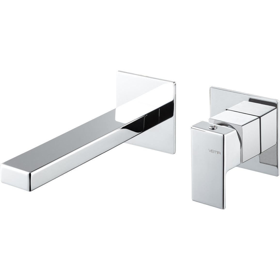 Vema Lys Wall Mounted Basin Mixer - Chrome