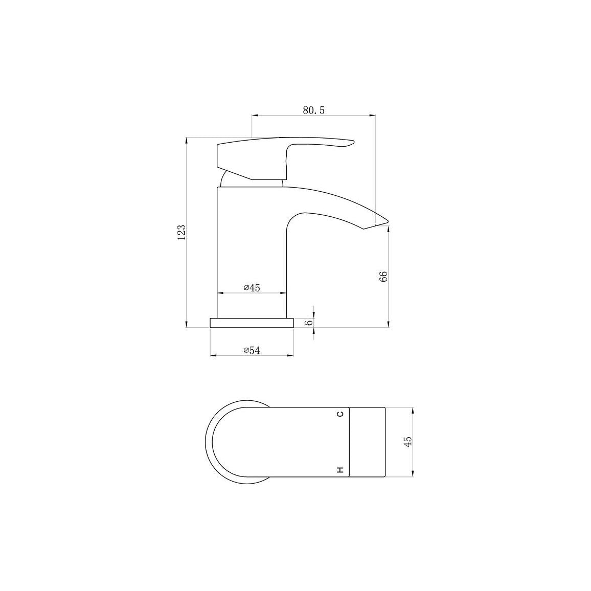 Mitigeur de Lavabo Taiwo - Chrome