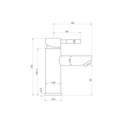 Massey Basin Mixer & Waste - Chrome