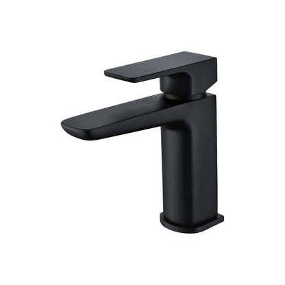 Fegge Basin Mixer & Waste - Matt Black