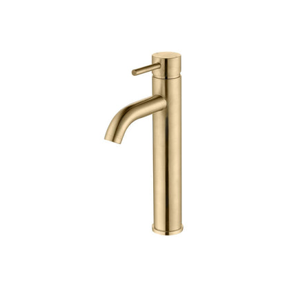 Berkley Tall Basin Mixer - Brushed Brass