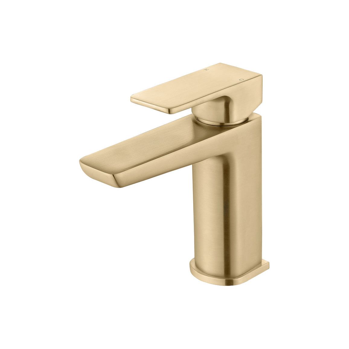 Fegge Basin Mixer & Waste - Brushed Brass