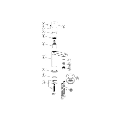 Mitigeur de lavabo Epe - Chrome