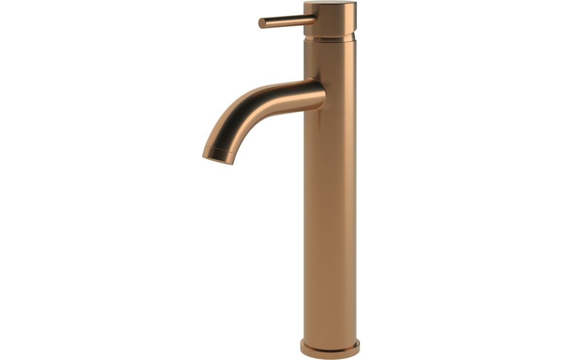 Berkley Tall Basin Mixer - Brushed Bronze