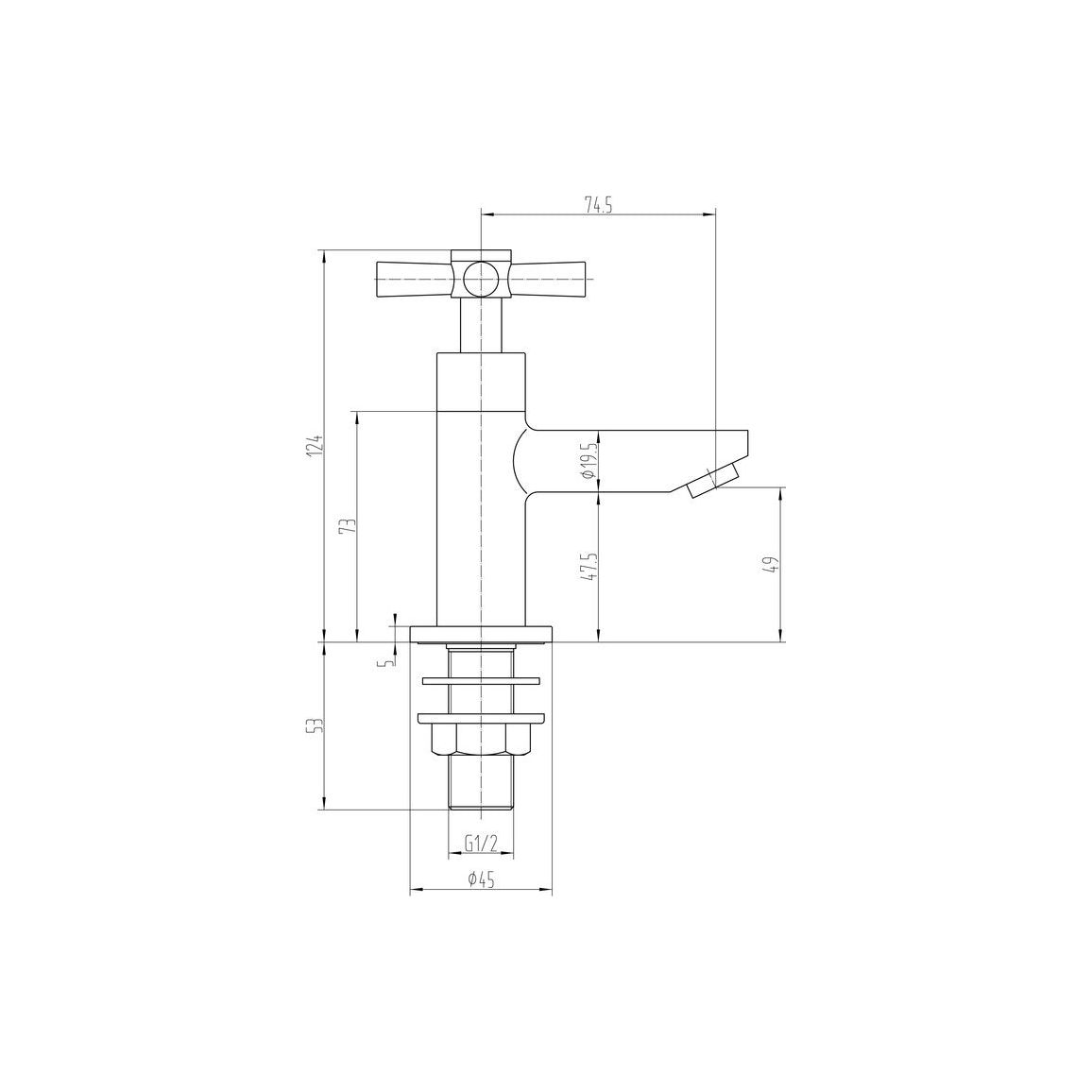 Robinets de lavabo Dabara - Chrome