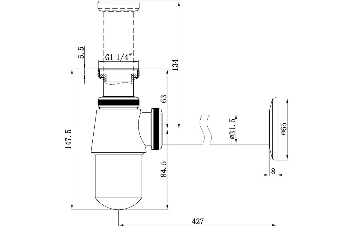 Bottle Trap - Brushed Bronze