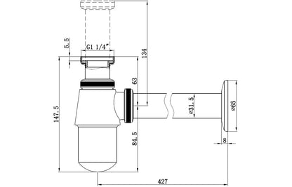 Bottle Trap - Brushed Bronze