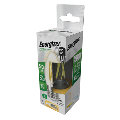 Energizer E27 A Rated Candle 2700k
