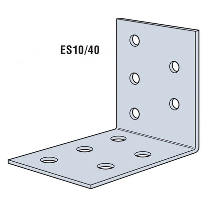 Simpson Strong Tie Nail Plate Angle Bracket 60 x 60 x 40