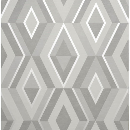 Fine Decor Shard Geo Stone / Silver Wallpaper (FD42606)