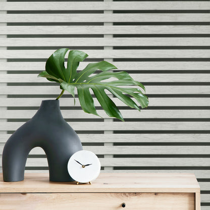 Fine Decor Wood Slats Black/Grey Wallpaper (FD43219)