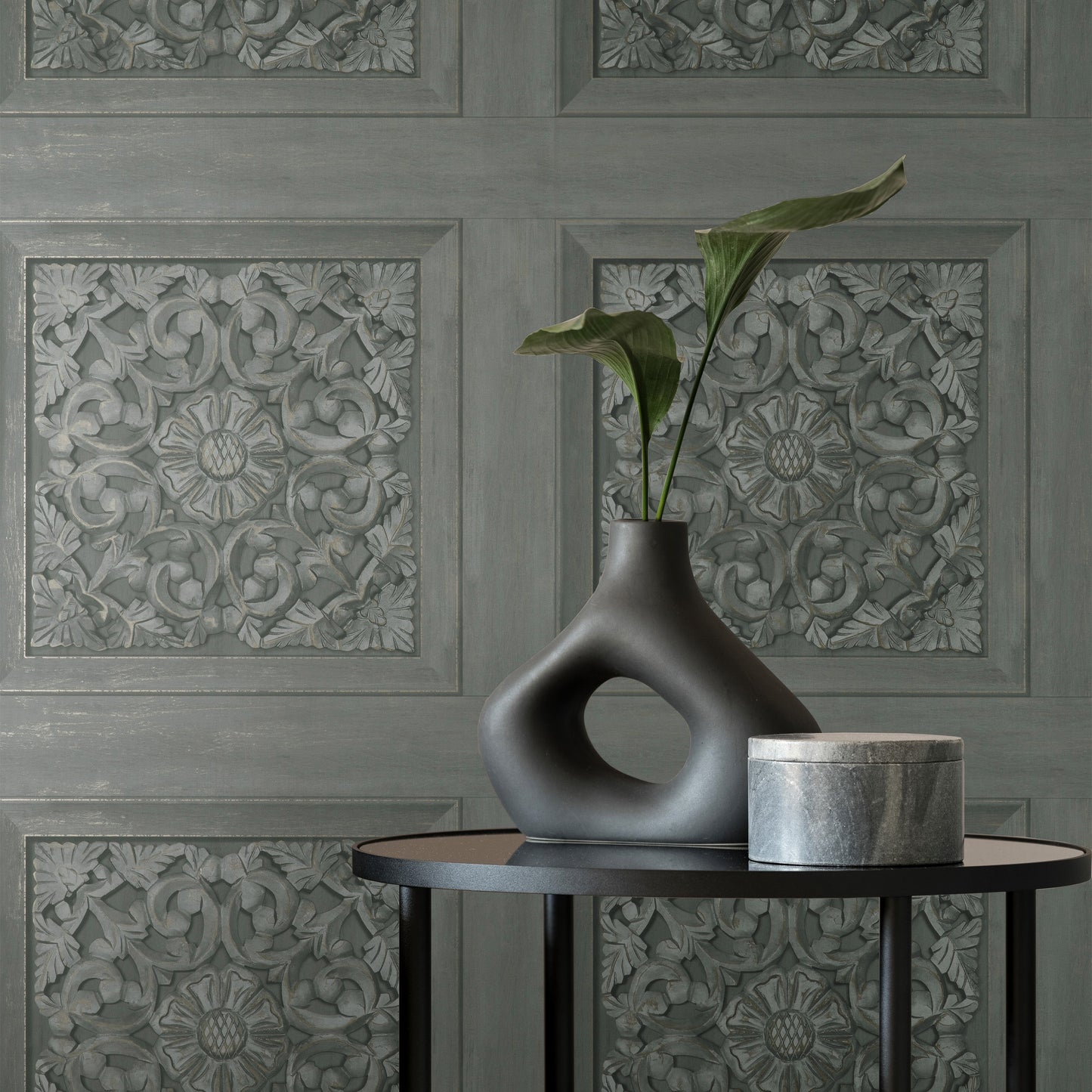 Fine Decor Carved Panel Wallpaper