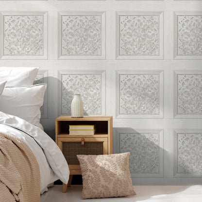 Fine Decor Carved Panel Wallpaper