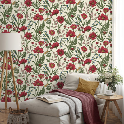 Fine Decor Wild Meadow Wallpaper