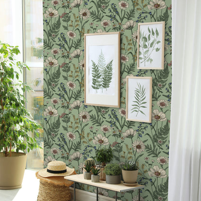 Fine Decor Wild Meadow Wallpaper