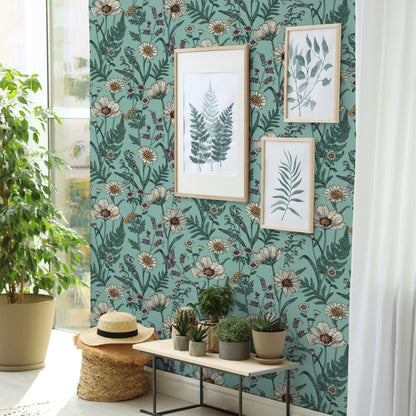 Fine Decor Wild Meadow Wallpaper