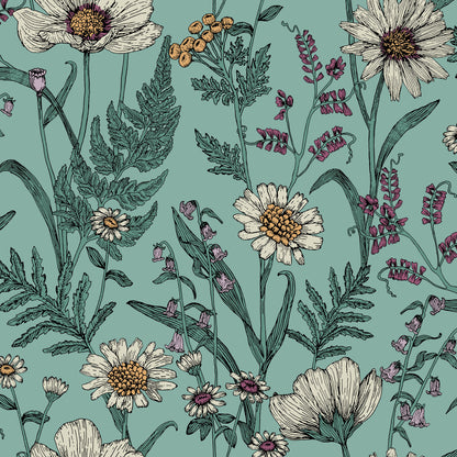 Fine Decor Wild Meadow Wallpaper