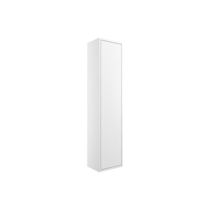 Frontage 300mm 1 Door Wall Hung Tall Unit - Matt White