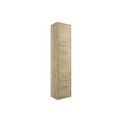 Frontage 300mm 1 Door Wall Hung Tall Unit - Havana Oak