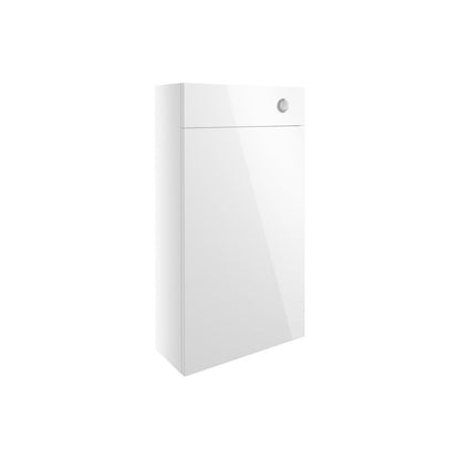 Cedar 500mm Slim WC Unit - White Gloss