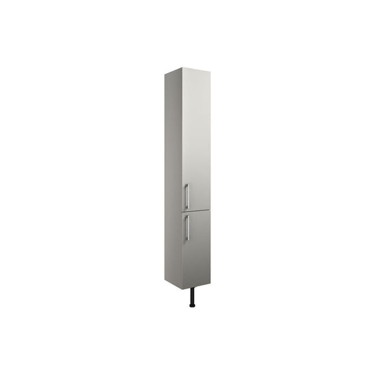 Cedar 300mm 2 Door Tall Unit - Light Grey Gloss