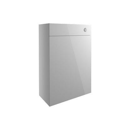 Cedar 600mm WC Unit - Light Grey Gloss