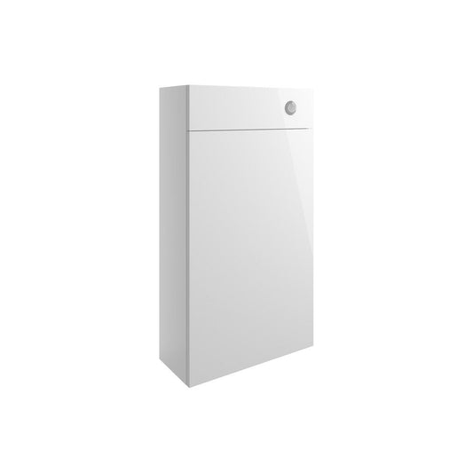 Meuble WC Garrett Slim 500 mm - Blanc Brillant