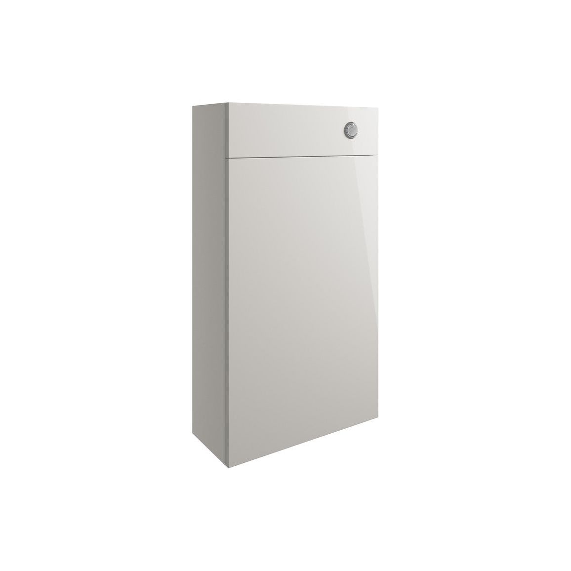 Garrett 500mm Slim WC Unit - Pearl Grey Gloss