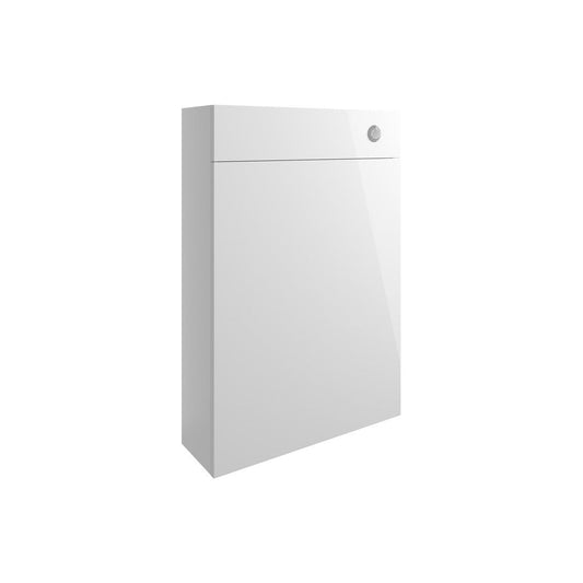 Meuble WC Garrett Slim 600 mm - Blanc Brillant
