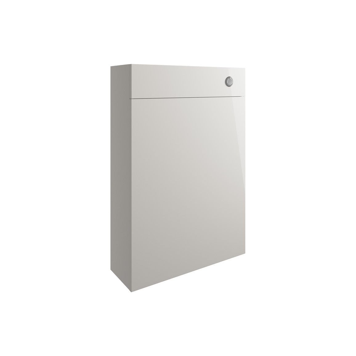 Garrett 600mm Slim WC Unit - Pearl Grey Gloss