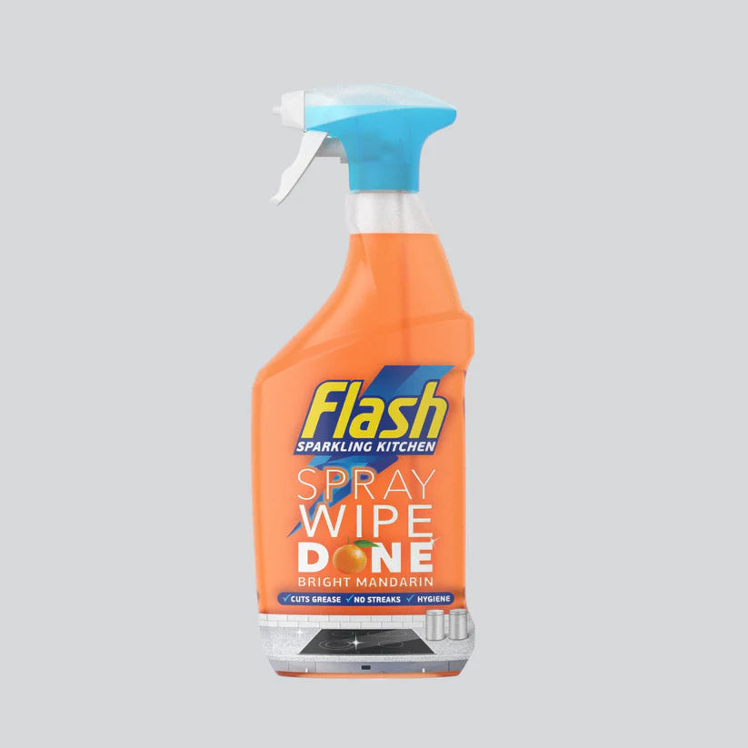 Flash Spray Wipe Done Mandarin Kitchen 800ml