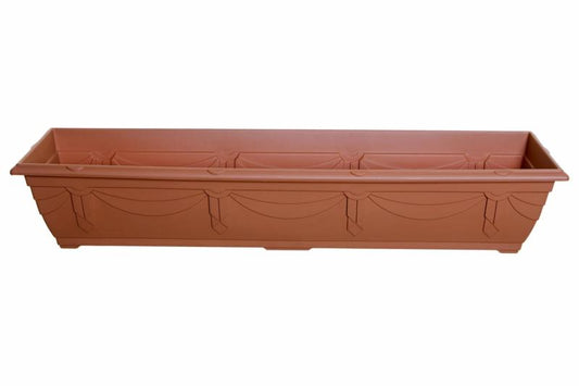 Whitefurze 90cm Venetian Window Box Terracotta