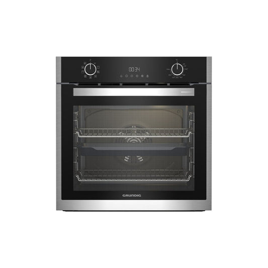 Grundig GEBM19300XC Single Electric Oven - Black & St/Steel