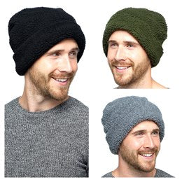 RJM Mens Twist Yarn Thinsulate Beanie Hat