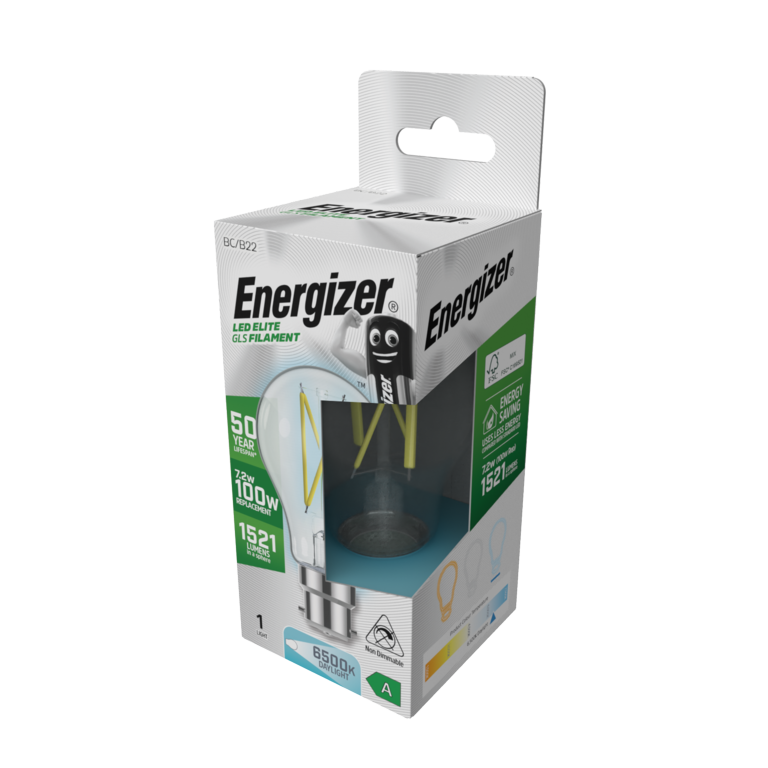 Energizer B22 A clasificado GLS 6500k 7.2w