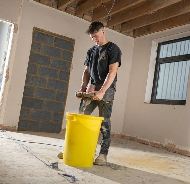 Red Gorilla Mixing Bucket 50L Yellow