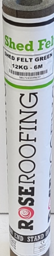 Rose Roofing Black Shed Felt 8m